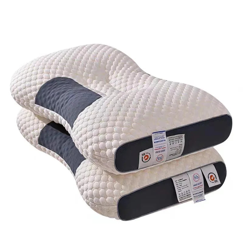 Hotel Exclusive Massage, Cervical Correction, Neck Protection Pillow for Sleep Assistance, and Home Use Soybean Fiber SPA Massag