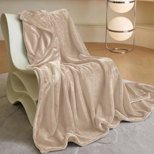 "Cozy Fleece Blanket - Ultra Soft, Warm & Versatile Bed/Throw Blanket for Ultimate Comfort!"